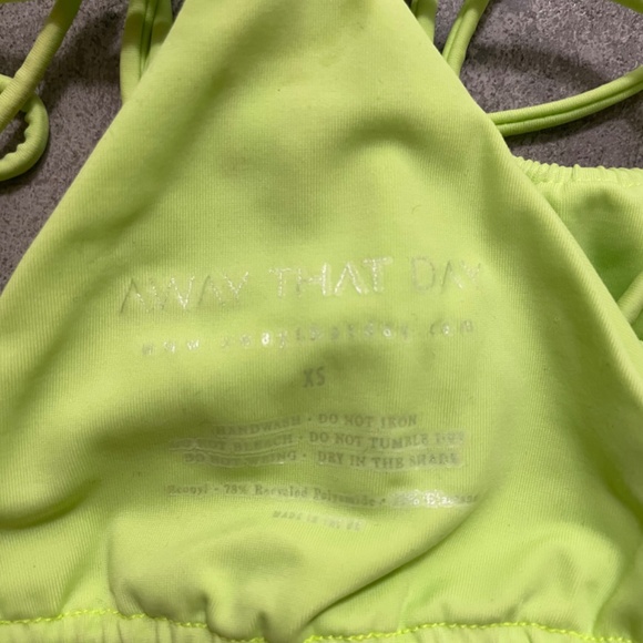 Away That Day | Rio Bikini in Lime Sorbet - Picture 6 of 7